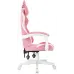 Кресло игровое Knight Kitty W Fabric розовый/молочный с подголов. крестов. пластик пластик белый