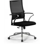 Кресло Метта Sit Air-180 B2-290K (M10.B23.G18.W02) черный сиденье черный сетка низк.спин. крестов. металл черный (комплект 1шт)