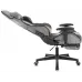 Кресло игровое Zombie Drift/F серый/черный крестов. пластик подст.для ног