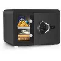 Сейф мебельный Deli Andesite ET540 встраиваемый 250x350x250мм электронный/ключевой
