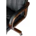 Кресло руководителя Бюрократ T-9932Walnut черный экокожа крестов. металл/дерево Кресло руководителя Бюрократ T-9932Walnut черный экокожа крестов. металл/дерево
