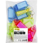 Бирка для ключей Silwerhof Daily инфо-окно ассорти (упак.:20шт) пластиковый пакет Бирка для ключей Silwerhof Daily инфо-окно ассорти (упак.:20шт) пластиковый пакет