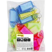 Бирка для ключей Silwerhof Daily инфо-окно ассорти (упак.:20шт) пластиковый пакет Бирка для ключей Silwerhof Daily инфо-окно ассорти (упак.:20шт) пластиковый пакет