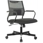 Кресло Бюрократ CH Balance-Low черный Elastic-102 TW-11 сетка/ткань низк.спин. крестов. металл черный