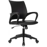 Кресло Бюрократ CH-695N черный экокожа крестов. пластик