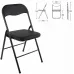 Стул Brabix Golf CF-007 комплект 4шт искусственная кожа черный металл черный на ножках (533032)