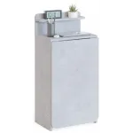 Стол для компьютера Сокол СП-19 складн. столешница ЛДСП бетон каркас хром (00-00015992)