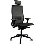 Кресло Метта Samurai Black Edition new черный сиденье черный сетка с подголов. крестов. металл хром