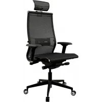 Кресло Метта Samurai Black Edition new черный сиденье черный сетка с подголов. крестов. металл хром Кресло Метта Samurai Black Edition new черный сиденье черный сетка с подголов. крестов. металл хром