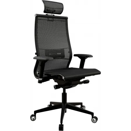 Кресло Метта Samurai Black Edition new черный сиденье черный сетка с подголов. крестов. металл хром Кресло Метта Samurai Black Edition new черный сиденье черный сетка с подголов. крестов. металл хром