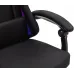 Кресло игровое Knight Wolf RGB черный с подголов. крестов. пластик пластик черный