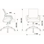 Кресло Бюрократ CH-695NLT черный экокожа крестов. пластик Кресло Бюрократ CH-695NLT черный экокожа крестов. пластик