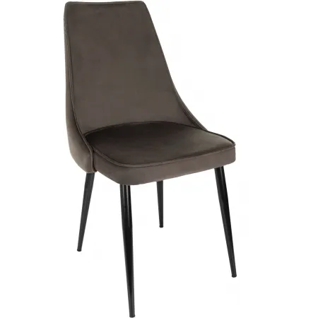 Стул для дома Бюрократ CH-K4 коричневый Holland 74 металл черный на ножках (CH-K4_1/HL74) Стул для дома Бюрократ CH-K4 коричневый Holland 74 металл черный на ножках (CH-K4_1/HL74)