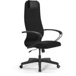 Кресло Метта SU-B-10 черный сиденье черный сетка с подголов. крестов. металл хром Кресло Метта SU-B-10 черный сиденье черный сетка с подголов. крестов. металл хром