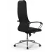 Кресло Метта SU-B-10 черный сиденье черный сетка с подголов. крестов. металл хром