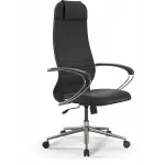 Кресло Метта ErgoLife Set 17 черный сиденье черный экокожа с подголов. крестов. металл хром Кресло Метта ErgoLife Set 17 черный сиденье черный экокожа с подголов. крестов. металл хром