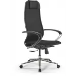 Кресло Метта ErgoLife Set 4 черный сиденье черный сетка с подголов. крестов. металл хром