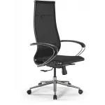 Кресло Метта ErgoLife Set 7 черный сиденье черный сетка с подголов. крестов. металл хром