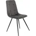 Стул для дома Domfy DK CHILLY комплект 4шт т.серый Holland 18 металл черный на ножках (DK-CHILLY_1/HL18_4)
