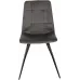 Стул для дома Domfy DK CHILLY комплект 4шт т.серый Holland 18 металл черный на ножках (DK-CHILLY_1/HL18_4)