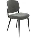 Стул для дома Бюрократ CH-K8 серый Alfa 44 металл черный на ножках (CH-K8_1/GREY)