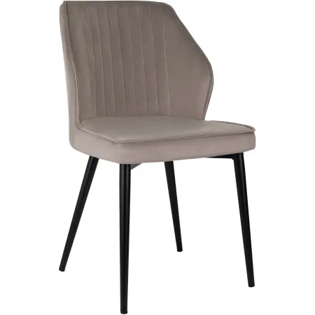 Стул для дома Бюрократ CH-K5 т.бежевый Holland 61 металл черный на ножках (CH-K5_1/HL61)