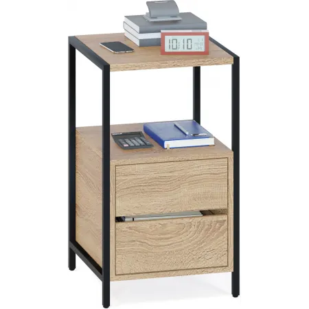 Тумба Сокол КТ-400 приставная 437x449x755мм дуб сонома (00-00016108)