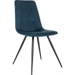 Стул для дома Бюрократ CH-K1 синий Holland 58 металл черный на ножках (CH-K1_1/HL58)