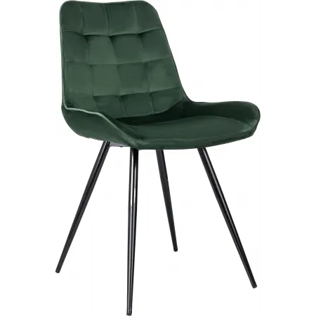 Стул для дома Бюрократ CH-K2 зеленый Holland 30 металл черный на ножках (CH-K2_1/HL30)