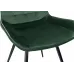 Стул для дома Бюрократ CH-K2 зеленый Holland 30 металл черный на ножках (CH-K2_1/HL30)