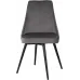 Стул для дома Бюрократ CH-K4_SP с повор.мех. т.серый Holland 18 металл черный на ножках (CH-K4_1/SP/HL18)