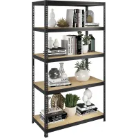 Стеллаж Практик SBL 200KD/90x45/5 пол.:5 разборная 2000x900x450мм серый (S24499393409)