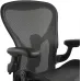 Кресло эргономичное Herman Miller Aeron C Large черный сетка с подголов. крестов. пластик