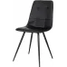 Стул для дома Бюрократ CH-K1_4 комплект 4шт экокожа черный металл черный на ножках (CH-K1_1/BLACK-PU_4)