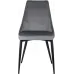 Стул для дома Domfy ДК Дуглас_2 комплект 2шт серый Italia 26 металл черный на ножках (ДК-ДУГЛАС_1/ИТ-26_2)