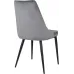 Стул для дома Domfy ДК Дуглас_2 комплект 2шт серый Italia 26 металл черный на ножках (ДК-ДУГЛАС_1/ИТ-26_2)