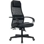 Кресло эргономичное Бюрократ CH-NOVA LUX черный сет./ткань/экокожа крестов. пластик
