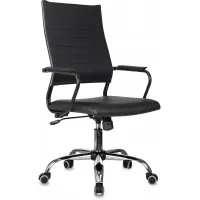 Кресло руководителя Бюрократ CH BALANCE SL Line черный экокожа крестов. металл хром Кресло руководителя Бюрократ CH BALANCE SL Line черный экокожа крестов. металл хром