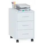 Тумба Сокол КТ-350 подкатная под оргтехнику 387x560x634мм белый (00-00016336)