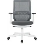Кресло эргономичное Бюрократ MC-W611N серый TW SQU GR сетка/ткань крестов. пластик пластик белый