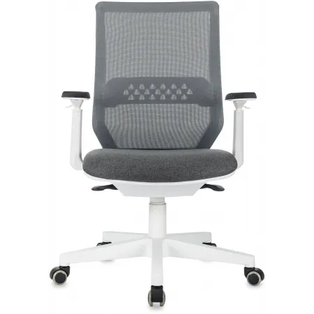 Кресло эргономичное Бюрократ MC-W611N серый TW SQU GR сетка/ткань крестов. пластик пластик белый