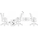 Кресло эргономичное Бюрократ MC-W611N серый TW SQU GR сетка/ткань крестов. пластик пластик белый