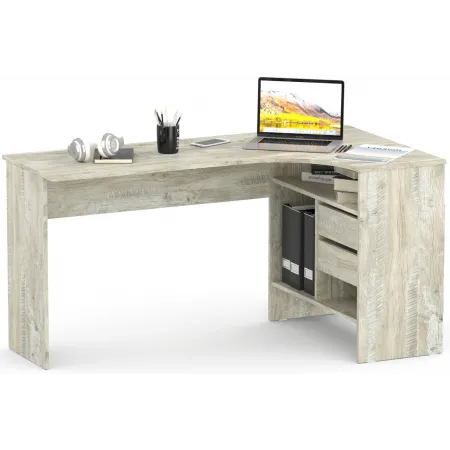 Стол для компьютера Сокол СПм-25П столешница ЛДСП дуб юкон 145x74x81см (00-00016792)
