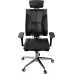 Кресло руководителя эргономичное Метта Yoga Spine Triumph B2 (Черный CC.50.15.13A) черный сиденье черный сет./экокожа с подголов. крестов.5-луч. металл хром Кресло руководителя эргономичное Метта Yoga Spine Triumph B2 (Черный CC.50.15.13A) черный сиденье черный сет./экокожа с подголов. крестов.5-луч. металл хром