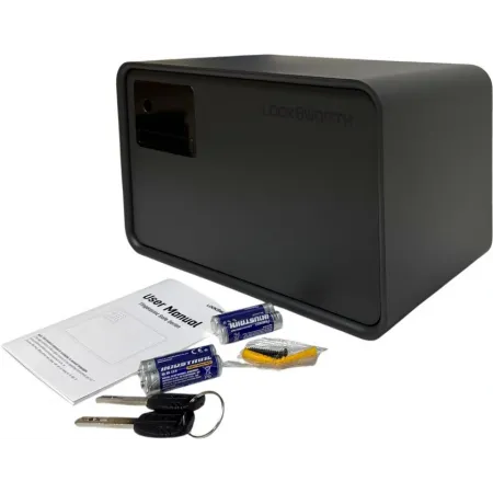 Сейф мебельный LockSworth VS4528-BK взломостойкий встраиваемый 200x310x200мм электронный/ключевой/биометрический