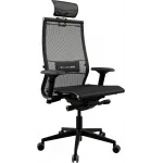 Кресло эргономичное Метта Samurai Black Edition New 2.0 черный сиденье черный сетка с подголов. крестов. полиамид черный Кресло эргономичное Метта Samurai Black Edition New 2.0 черный сиденье черный сетка с подголов. крестов. полиамид черный