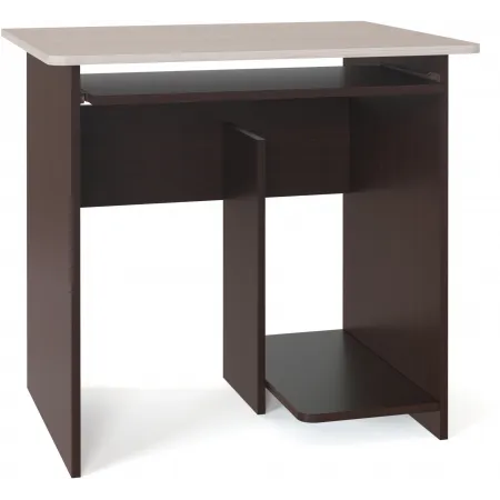 Стол для компьютера Сокол КСТ- 21.1 столешница ЛДСП венге дуб беленый каркас венге (КСТ21.1ВБ5)