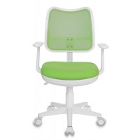 Кресло детское Бюрократ Ch-W797 салатовый TW-03A сиденье салатовый TW-18 сетка/ткань крестов. пластик пластик белый