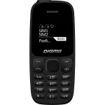 Мобильный телефон Digma A106 Linx 32Mb черный моноблок 2Sim 1.44" 68x98 GSM900/1800