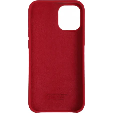 Чехол (клип-кейс) Deppa для Apple iPhone 12 mini Liquid Silicone красный (87786)